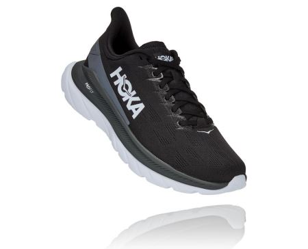 Hoka Mach 4 - Adidasi Alergare Pe Drum Barbati Negrii / Gri Inchis | RO-ZhqHWJF